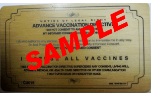 No Vaxx Exemption Card? FFS, Why Not?