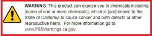 Proposition 65 Regulation Upgrade for 2018