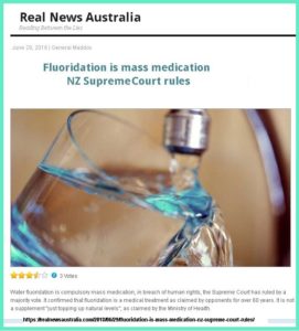 Fluoride Victory in New Zealand?