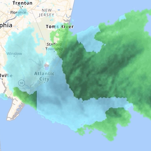 Captured On Radar, Geoengineered Winter Weather Over Atlantic City