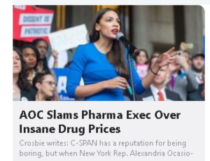 Congresswoman Slams Pharma Exec
