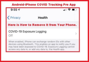 Android / iPhone COVID-19 Tracking Pre-App