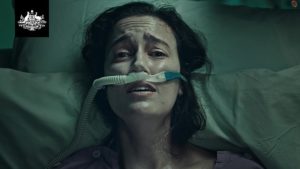 ‘Graphic’ new Covid ad showing a woman struggling to breathe to hit TV screens in a bid to shock locked-down Sydneysiders into staying home and getting vaccinated amid record 77 new cases