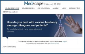 A Message to Medscape