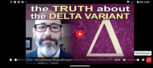 Dr. Andrew Kaufman – the Delta Variant Hoax Exposed