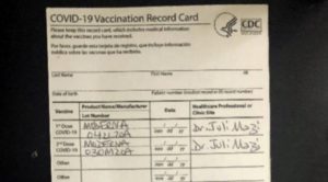 Fake COVID-19 Vaccination Cards Worry College Officials