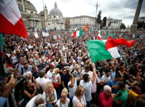 Thousands march in Rome to protest workplace vaccine rule