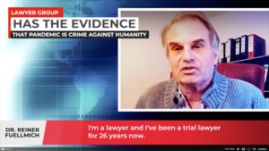 International Lawyer Dr Reiner Fuellmich has all the evidence that pandemic is crime