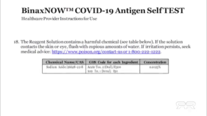 Greg Reese–Lethal Drug Included in Over the Counter Covid Test Kits