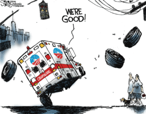 The wheels are coming off the bus