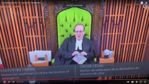 Can’t discuss WEF in Canadian Parliament