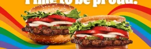 Burger King PRIDE Special: Double Bottom Bun Sandwich